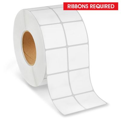 Industrial Thermal Transfer Labels - 2-Up, 2 x 2", Ribbons Required S-21870