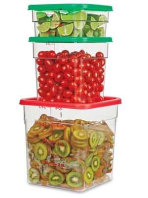 8 Quart Polycarbonate Space-Saver Storage Stor-Plus™ Container (Lid Sold  Separately)