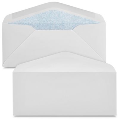 8 5/8 Machinable White Business Envelopes - 3 5/8 x 8 5/8