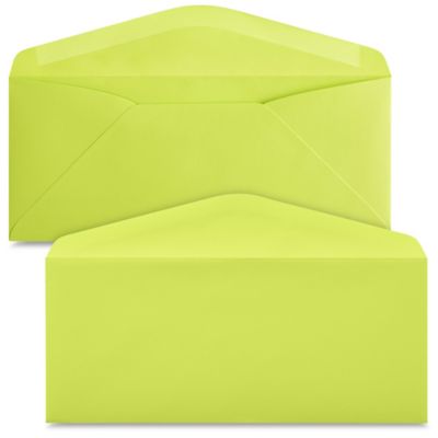 #10 Machinable Business Envelopes - 4 1/8 x 9 1/2", Green S-21894GR