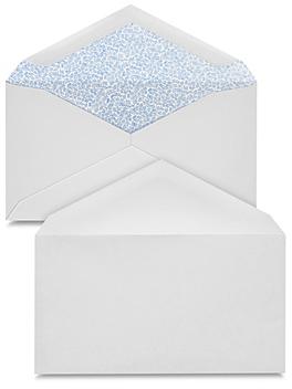 #6 3/4 Gummed V-Flap White Business Envelopes - 3 5/8 x 6 1/2" S-21896