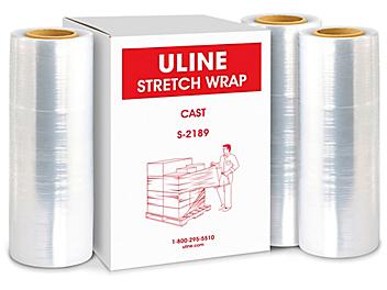Uline Stretch Wrap - Cast, 80 gauge, 15" x 1,500' S-2189