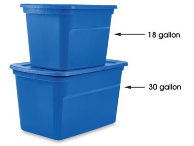 Clear Storage Boxes - 18 x 12 x 7 S-14598 - Uline