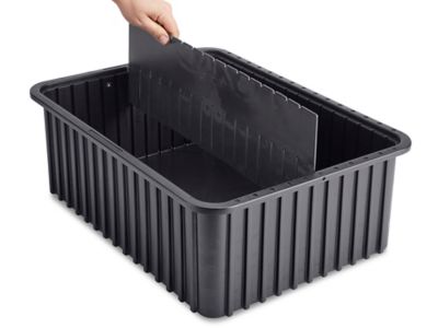 Clear Bin with Dividers – Clearly Organized