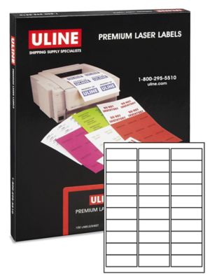 Blockout Laser Labels - 2 5/8 x 1" S-21933