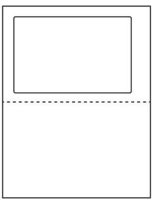 4 x 4 Square White Label Sheet –