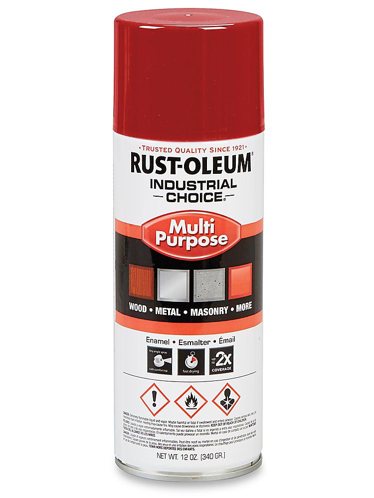Rust-Oleum® Industrial Spray Paint - OSHA Safety Red