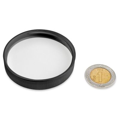 Tapas de Polipropileno Acanaladas - 53/400, Negro S-21969