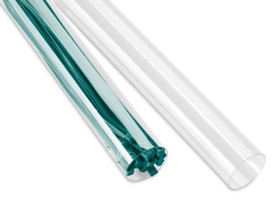 Clear Plastic Tubes - 2 x 48