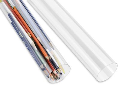 1 x 8 Clear Retail Plastic Packaging Tube