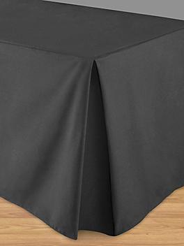Fitted Table Cover - 96 x 30 x 29", Black S-21992BL