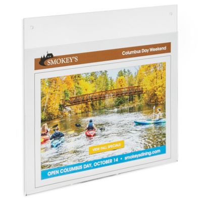 Single Sheet Holders - 11 x 8 1/2", Wall-Mount S-22005