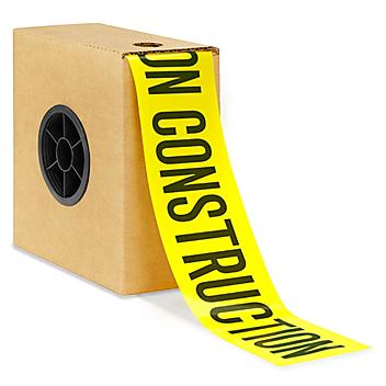 Barricade Tape - 3" x 1,000', "Caution Construction Area" S-22039