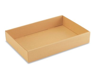Corrugated Beer Trays - Kraft, 15 5/8 x 10 7/16 x 2 3/4" S-22048