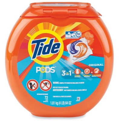 Tide® High Efficiency Pods® Laundry Detergent 72 count S22072 Uline