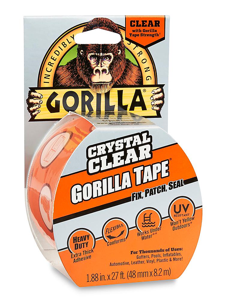 Crystal Clear GORILLA DUCT TAPE Heavy Duty Transparent Fix Patch Seal Repair 