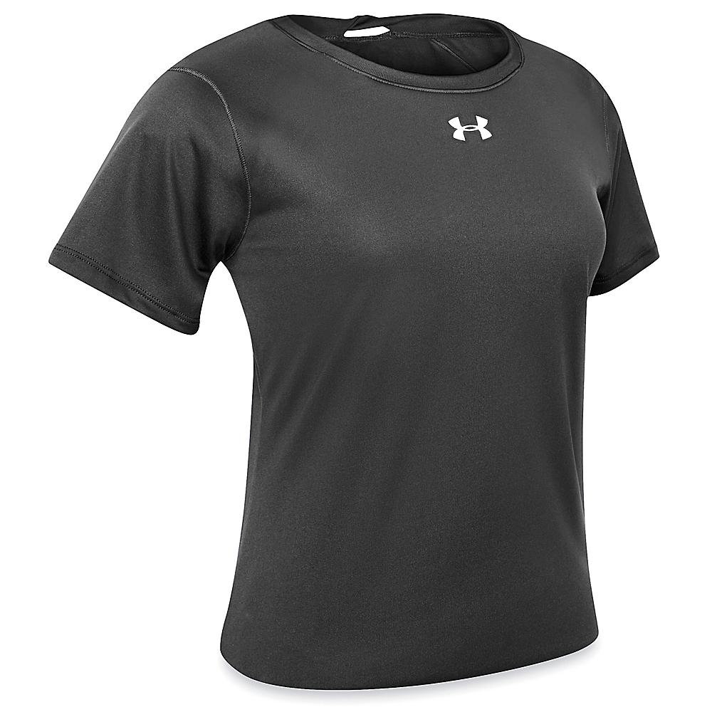 Ladies' Under Armour® Shirt - Black, Large S-22088BL-L - Uline