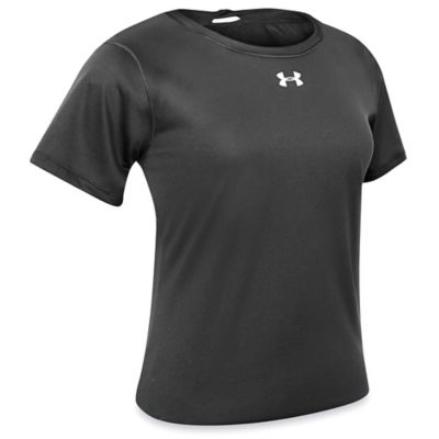 Ladies' Under Armour® Shirt - Black, XL S-22088BL-X - Uline