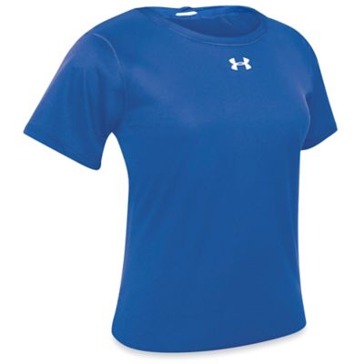 Ladies' Under Armour® Shirt - Blue, XL S-22088BLU-X - Uline