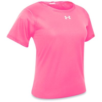 Ladies' Under Armour® - Fluorescent Pink, Medium S-22088P-M - Uline