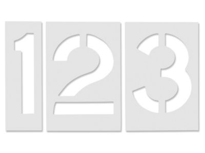 Parking Lot Stencil - Number Kit S-22093