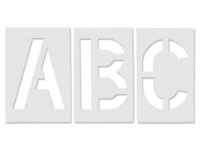 Parking Lot Stencil - Letter Kit S-22094