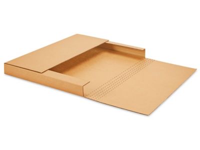  Cajas cartón ondulado Fast bfml732 K literatura mailers, 7 x 3  5/8 X 2 1/8 inches, Tuck parte superior de una sola pieza, cajas de envío,  pequeñas troqueladas café Kraft Cajas