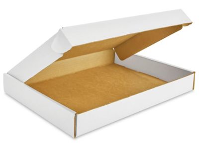 16 x 12 x 2" White Tab Locking Literature Mailers S-22133