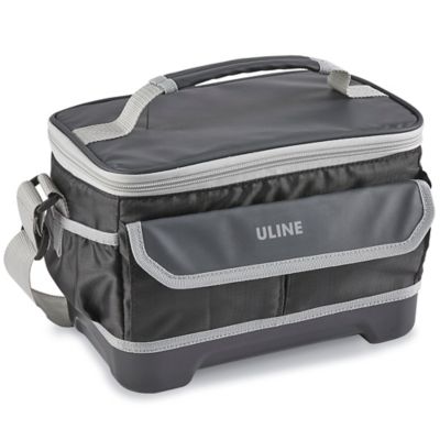 Uline Lunch Box Black Gray