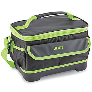 Uline Lunch Box - Black/Lime S-22139B/L