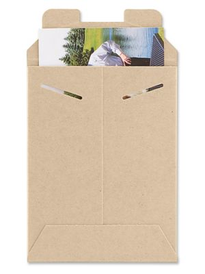 Kraft Tab Locking Stayflats&reg; #1 - 6 x 8" S-2219