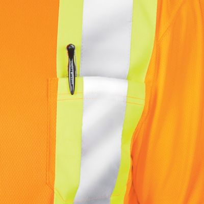 CSA Class 2 Hi-Vis T-Shirt - Orange, Large S-22190O-L - ULINE