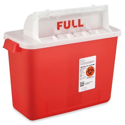Sharps Container - 2 Gallon S-22218 - ULINE