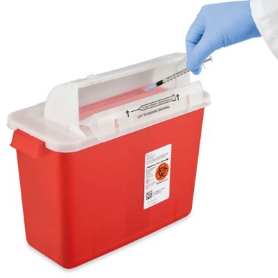 Covidien Sharps 2 Gallon Container with Lid (S2GH100651