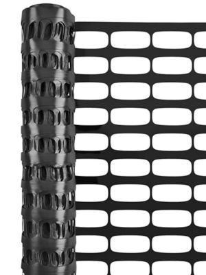 Safety Fence Heavy Duty, 4 x 100', Black S22226BL Uline