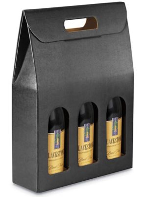 Window Wine Box, Wine Boxes with Windows in Stock - ULINE