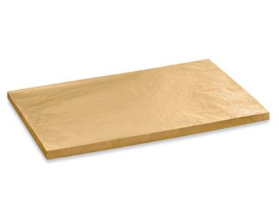 Metallic gold logo on black tissue paper 🤩