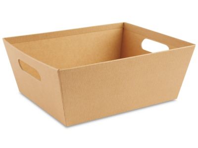 Market Trays - 12 x 9 x 4", Kraft S-22255KRFT