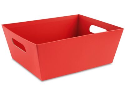 Market Trays - 12 x 9 x 4", Red S-22255R