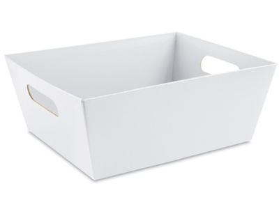 Market Trays - 12 x 9 x 4", White S-22255W