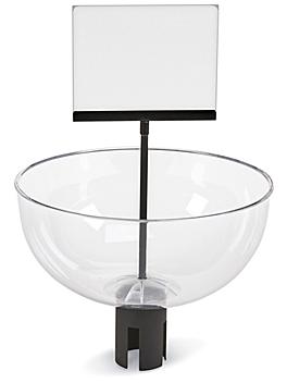 Display Bowl and Sign Merchandiser S-22266