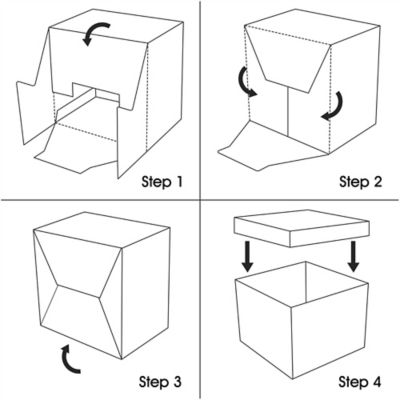 High Gloss Gift Boxes - 6 x 6 x 5
