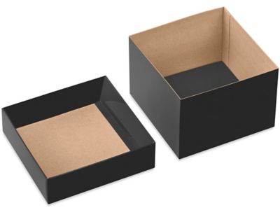 Cajas de Alto Brillo para Regalo - 10 x 10 x 8, Blancas, 25 x 25