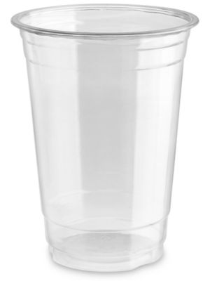 Uline Crystal Clear Plastic Cups - 16 oz