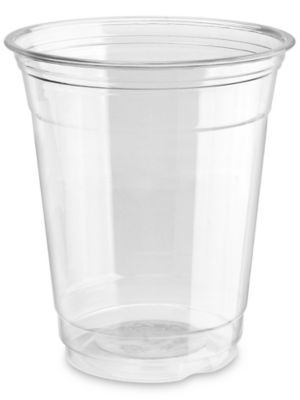 Vasos de Plástico con Tapa, Vasos de Plástico Transparente en Existencia -  ULINE