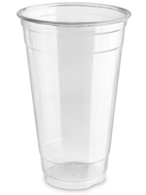 Uline Crystal Clear Plastic Cups - 16 oz