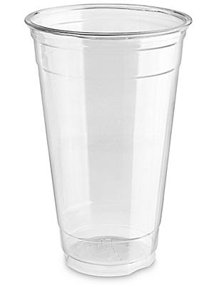 Uline Crystal Clear Plastic Cups - 20 oz