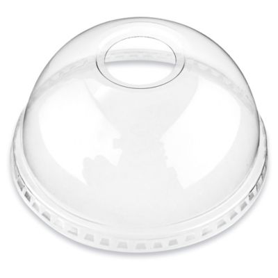 Uline Crystal Clear Plastic Lid - 9, 12 & 20 oz, Dome