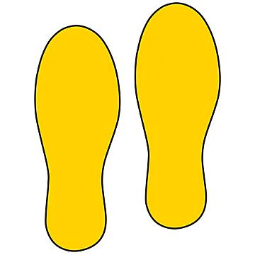 Warehouse Floor Sign - Yellow Footprints