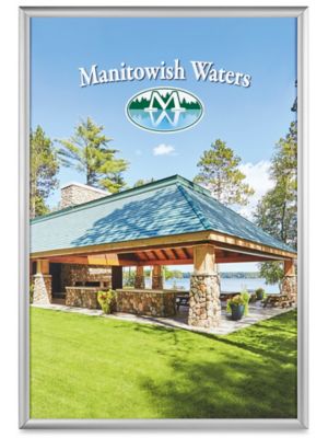 Snap Edge Frame Sign - 24 x 36", Silver S-22290SIL